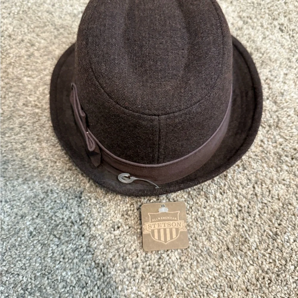 Stetson Gray Wool Blend Fedora